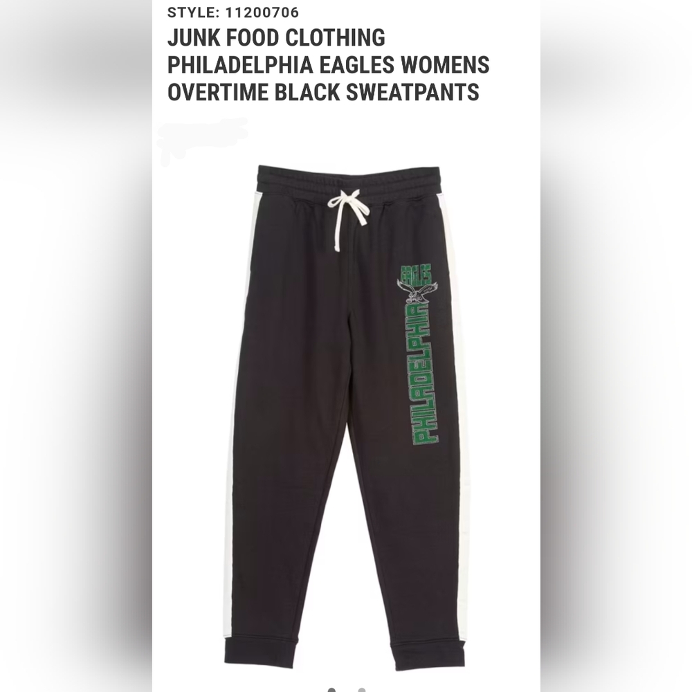 NWOT  Philadelphia Eagles sweatpants xl
